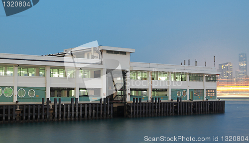 Image of Ferry Pier to remote island of Hong Kong 