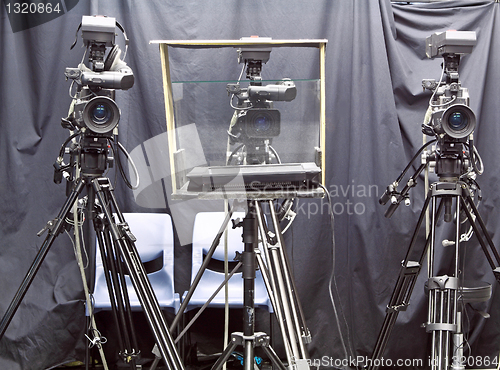 Image of camera in studio