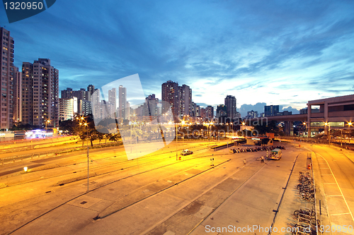 Image of Night scene of Hong Kong 