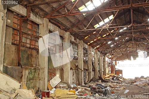 Image of Abandoned Industrial Furnace 