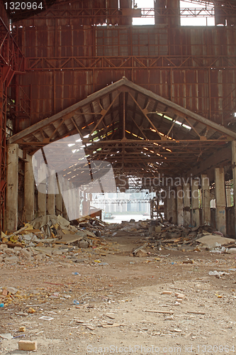 Image of Abandoned Industrial Furnace 