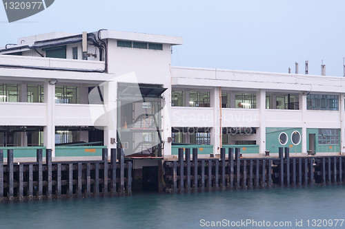 Image of Ferry Pier to remote island of Hong Kong 