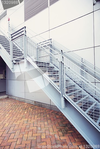 Image of Abstract fire escape background texture 