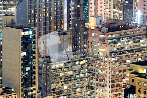 Image of Hong Kong at night 