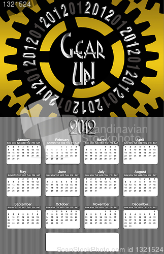 Image of Gear up 2012 Annual CalendarLarge Image