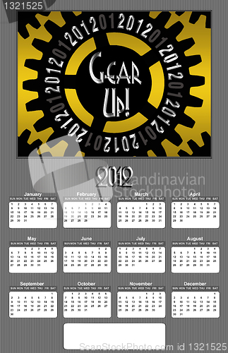 Image of Gear up 2012 Annual Calendar Medium Image