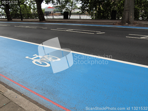 Image of Bike lane sign