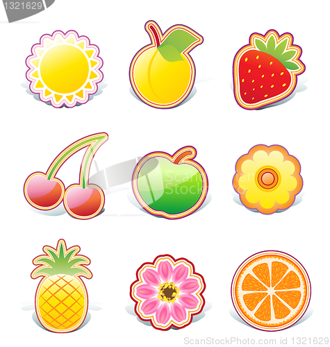 Image of fruity design elements 