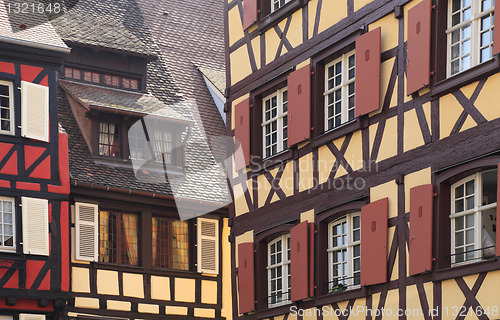 Image of Alsatian architectural abstract