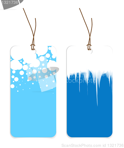 Image of Winter and Christmas tags