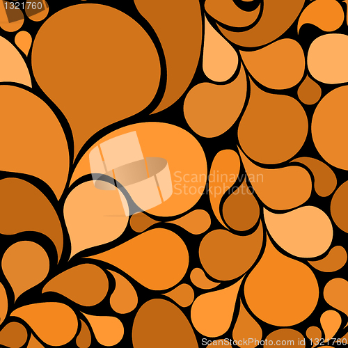 Image of Orange abstract seamless pattern