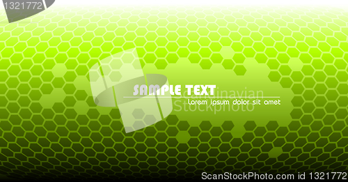 Image of Abstract green technical background