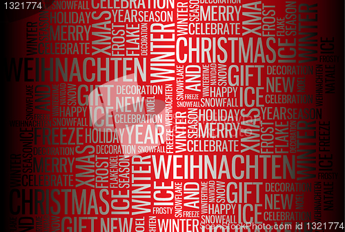 Image of Abstract Christmas card 