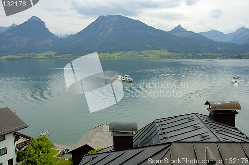 Image of boat in lake