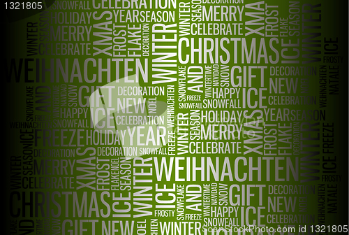 Image of Abstract Christmas card 