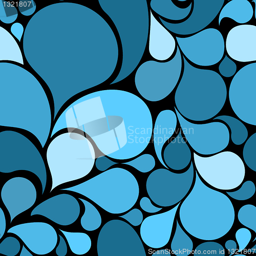 Image of Blue abstract seamless pattern 