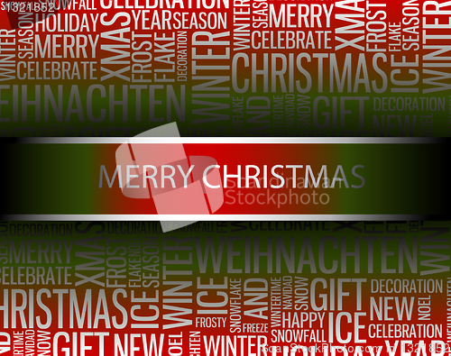 Image of Abstract Christmas card