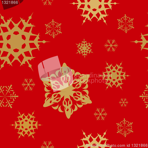 Image of Winter - red christmas seamless pattern