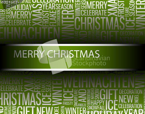 Image of Abstract Christmas card