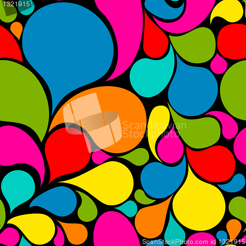 Image of Colorful abstract seamless pattern