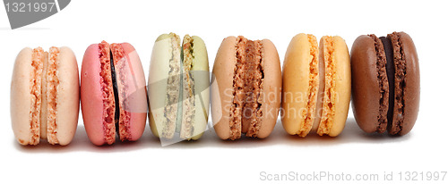 Image of Row of macarons