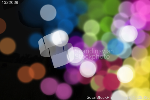 Image of Blurred decoration lights 