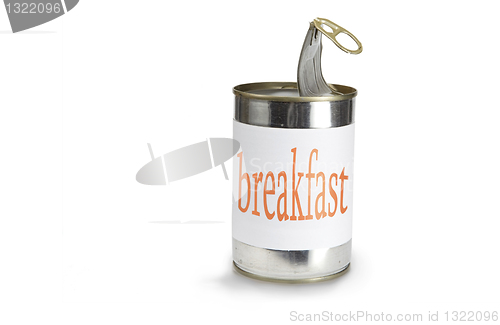 Image of breakfast food can