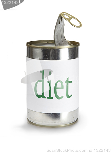 Image of can with a diet label