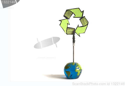 Image of recycling note 