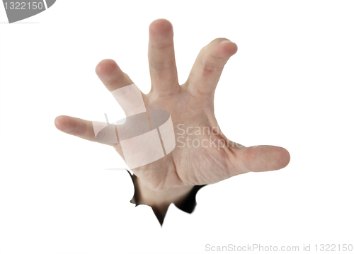 Image of grabbing hand