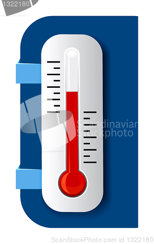Image of Thermometer Vector