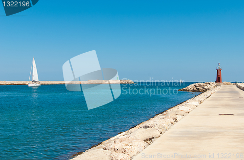 Image of Harbor breakwater