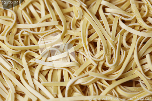 Image of  raw organic italian pasta 