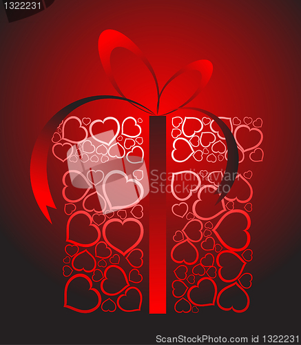 Image of Stylized love present box