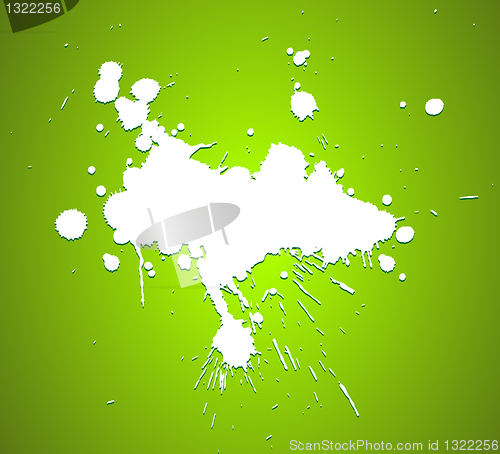 Image of Grunge background with splats 