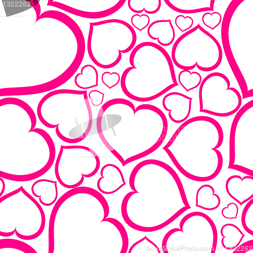 Image of Love seamless vector pattern 