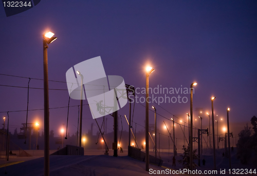 Image of evening at ski resort