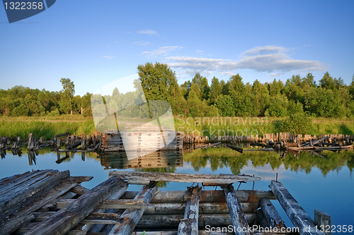 Image of broken bridge