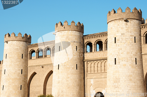 Image of Aljaferia Palace in Zaragoza, Spain