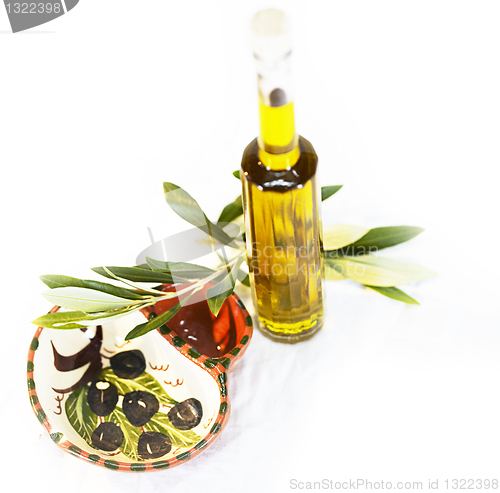 Image of bottle of olive oil
