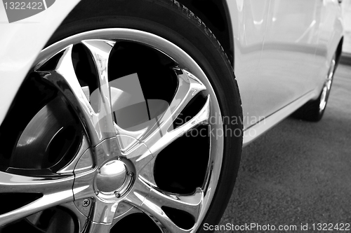 Image of Detail of a beauty and fast sportcar