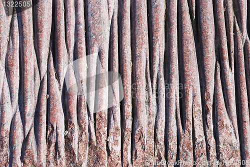 Image of surface of pink texture stone