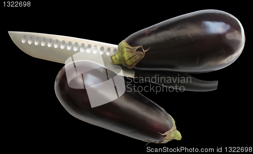 Image of Two Aubergines