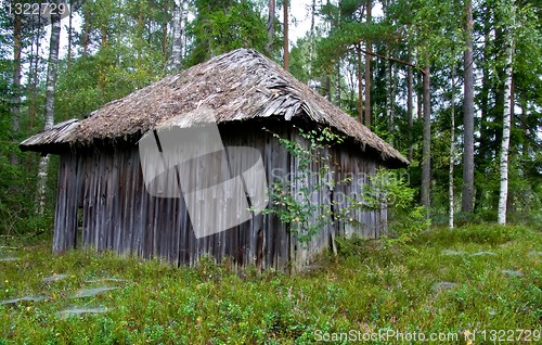 Image of peat shed