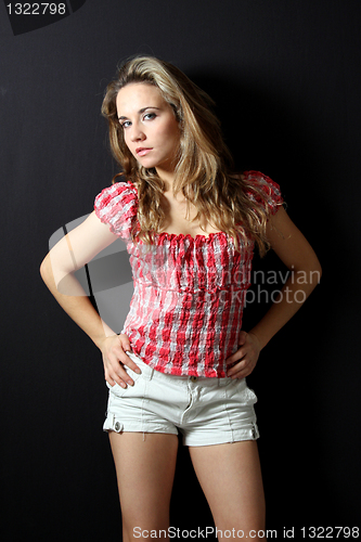 Image of casual young woman