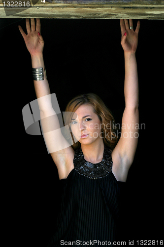 Image of beautiful fashion girl photo