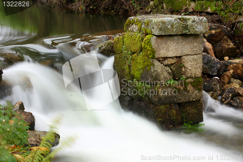 Image of Flowing water the river in Portugal