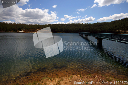 Image of nice barrage in Portugal, electricity & energy concept