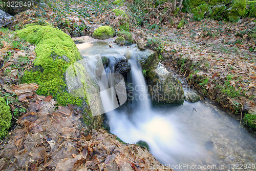 Image of Flowing water the river in Portugal