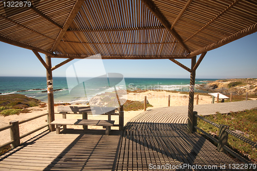 Image of beautiful spa near the beach, beautiful & healthcarephoto